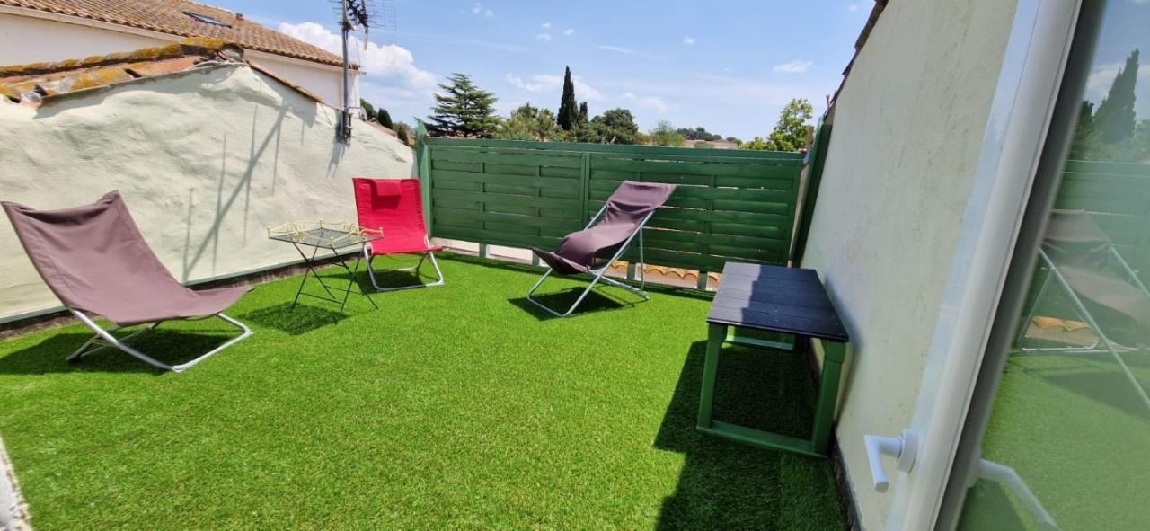 Maison Portiragnes Pres De La Mer Et Du Canal Du Midi Luaran gambar